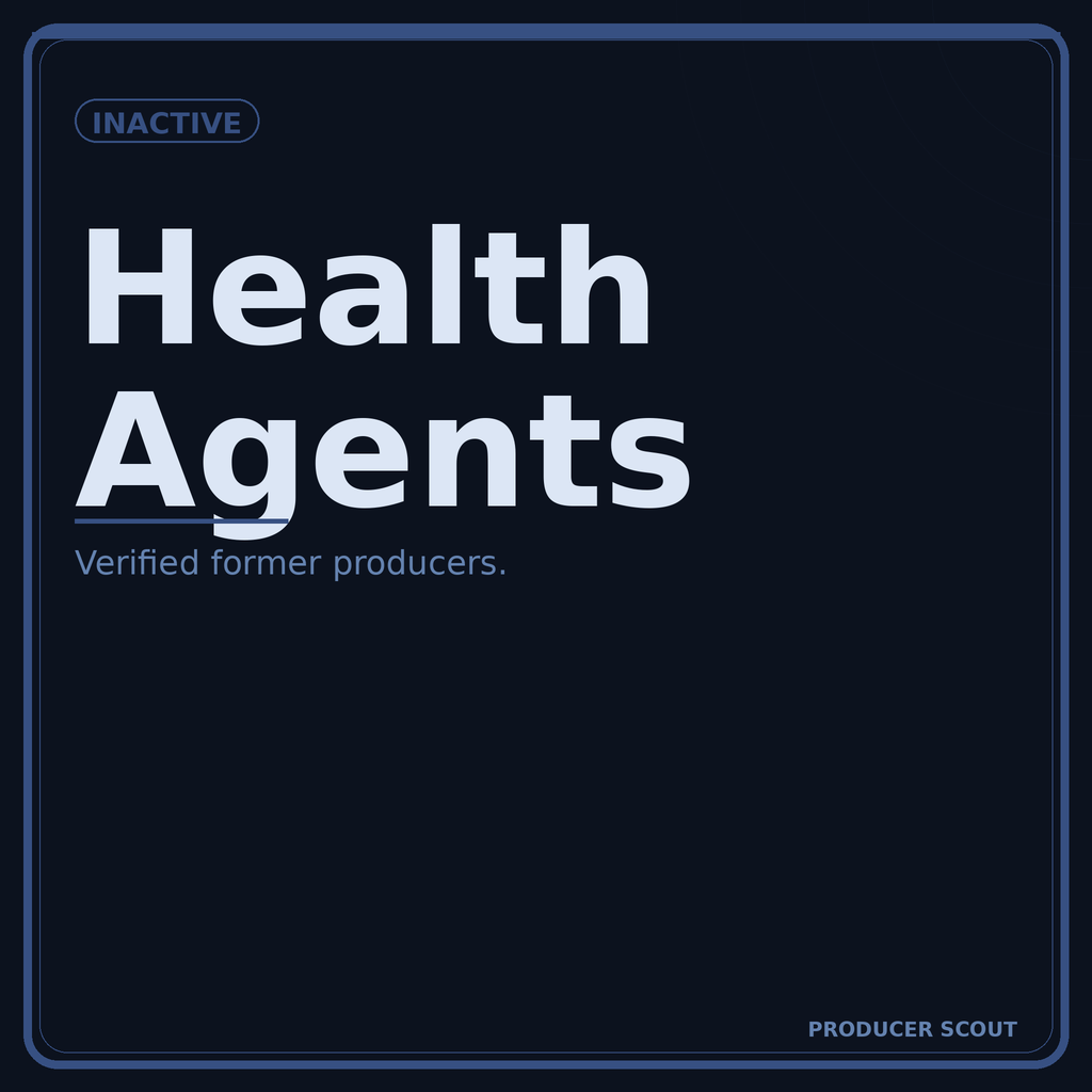 Inactive Health Agents